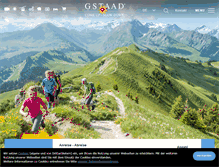 Tablet Screenshot of gstaad.ch